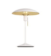 Manta Ray bordslampa, White & Brass