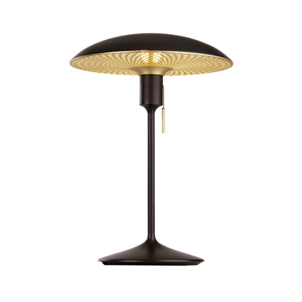 Manta Ray bordslampa, Black & Brass