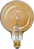 LED-lampa E27 0,75W glob 125mm Plain Amber, Amber
