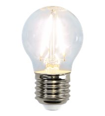LED-lampa E27 1,5W(16W) klot klar