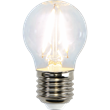 LED-lampa E27 1,5W(16W) klot klar