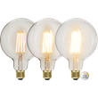 LED-lampa E27 glob 125mm 6,5W Soft Glow 3-stegsdimmer