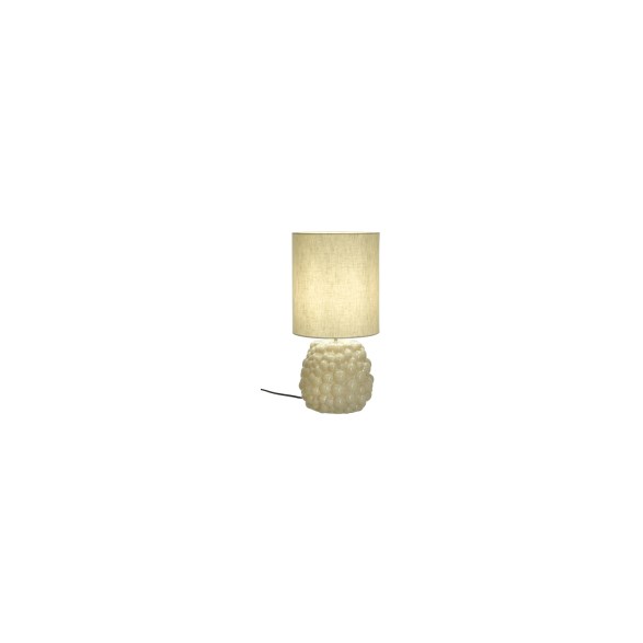BUBBLES bordlampa, naturvit/beige