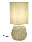 BUBBLES bordlampa, naturvit/beige