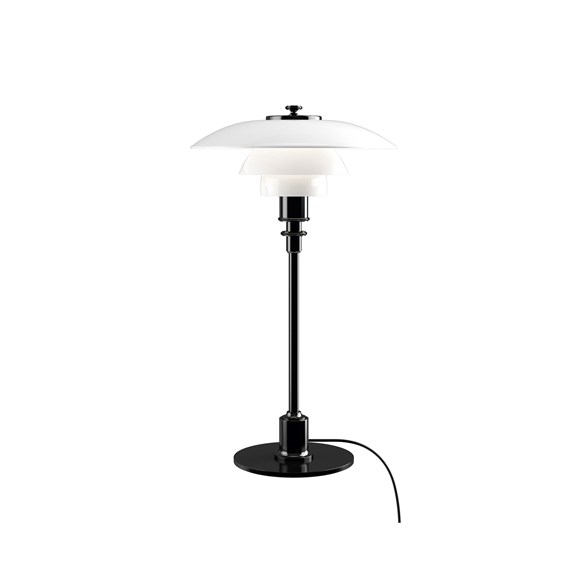 PH 2/1 bordslampa, svart/opal 35,5cm