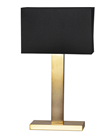 Prime bordslampa Mässing/svart skärm 69cm