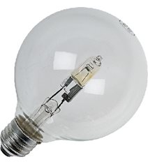 Halogen glob klar E27, 18W(25W) 95mm