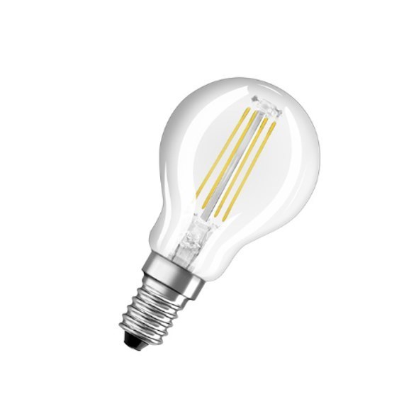 LED filament klotlampa 4W(40W) E14, klar non-dim