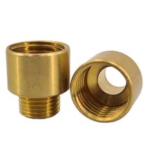 Reduceringsnippel inv M13-utv M10 mässing