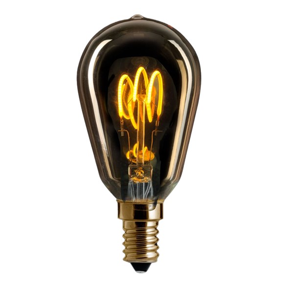 UNI-FLEX LED-lampa Navigation Mini GOLD E14 3W amber, dimbar