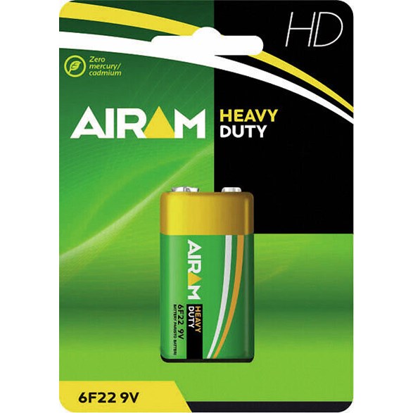 Heavy duty batteri 6F22 9V
