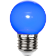 LED-lampa E27 klotlampa 1W blå
