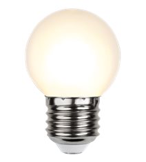 LED-lampa E27 klotlampa 1W opal