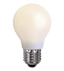 LED-lampa E27 normal 0,9W opal