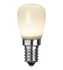 LED-lampa E14 päron 0,9W opal