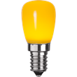 LED-lampa E14 päron 0,9W gul