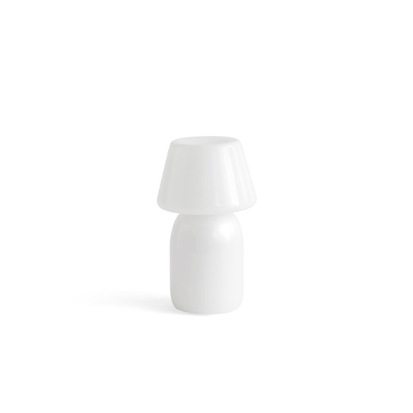Apollo uppladdningsbar bordslampa, vit