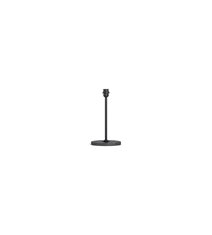 Common Table Lamp Base, Soft black steel stem / Black terrazzo base