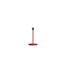 Common Table Lamp Base, Signal red steel stem / Signal red steel base