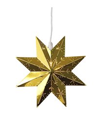 Adventsstjärna Metallstjärna Classic, mässing 28cm