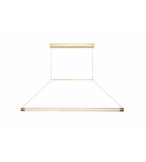 Ray Taklampa Medium Extruderat glasrör, Detaljer i rå mässing