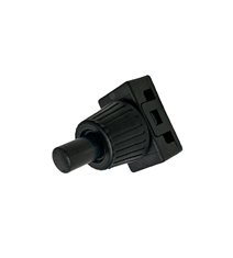 Tryckströmbrytare 12mm svart