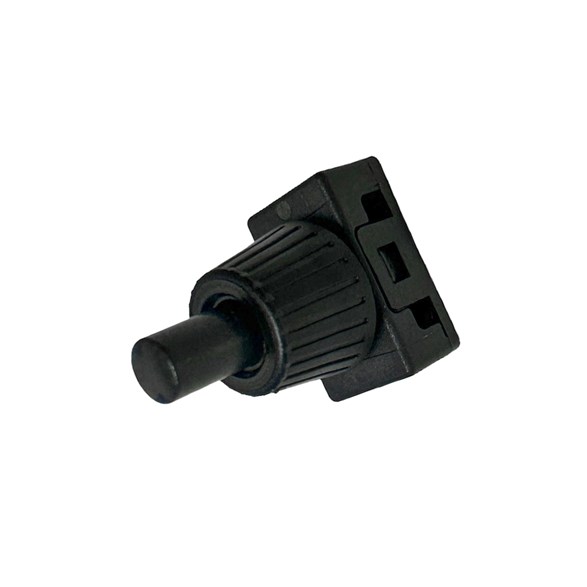 Tryckströmbrytare 12mm svart