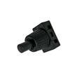 Tryckströmbrytare 12mm svart