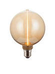 EDGE LED-lampa 2W Glob 125 Amber E27 dimbar