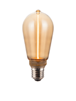 EDGE LED-lampa 2W Edison Amber E27 dimbar