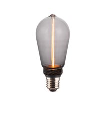 EDGE LED-lampa 2W Edison Smoky E27 dimbar