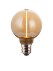 EDGE LED-lampa 2W Glob 80 Amber E27 dimbar