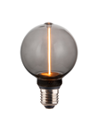 EDGE LED-lampa 2W Glob 80 Smoky E27 dimbar