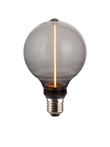 EDGE LED-lampa 2W Glob 95 Smoky E27 dimbar