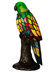 Papegoja grön bordlampa 39cm