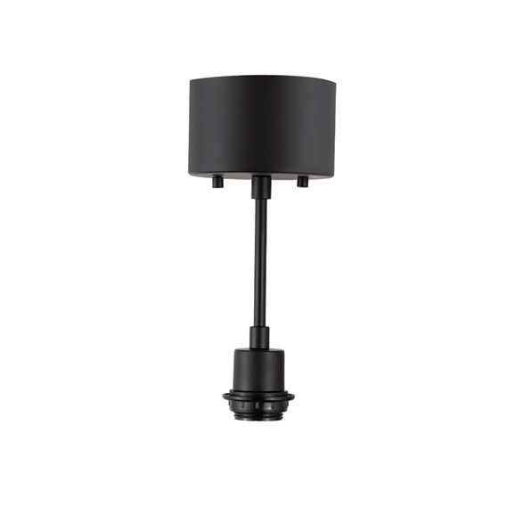 Plafondfäste Takupphäng E27 (plafond) svart