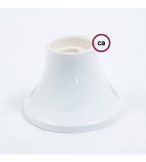 90° lamphållare i termoplast för vägg eller tak