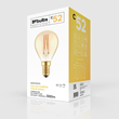 LED-lampa Golden Carbon Line Cage 3,5W E14 klot dimbar