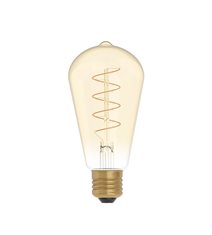 LED-lampa Golden Carbon Line Curved Spiral 4W E27 edison dimbar