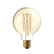 LED-lampa Golden Carbon Line Cage 7W E27 glob 95mm dimbar