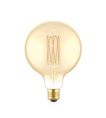 LED-lampa Golden Carbon Line Cage 7W E27 glob 125mm dimbar