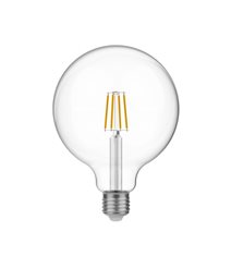 LED-lampa Clear 4W E27 glob 125mm