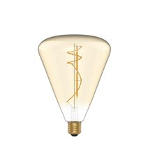 LED-lampa Golden 8,5W E27 cone dimbar