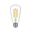 LED-lampa Transparent 7W E27 edison dimbar