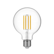 LED-lampa Transparent 7W E27 glob 95mm dimbar