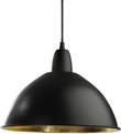 Classic taklampa, svart 47cm
