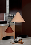 Leather Cone Namibia Taklampa Chocolate 35 cm