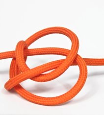 Textilkabel orange, jordad