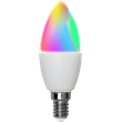 Smart LED-lampa E14 kronljus Smart Bulb 4,9W(40W) RGB+W