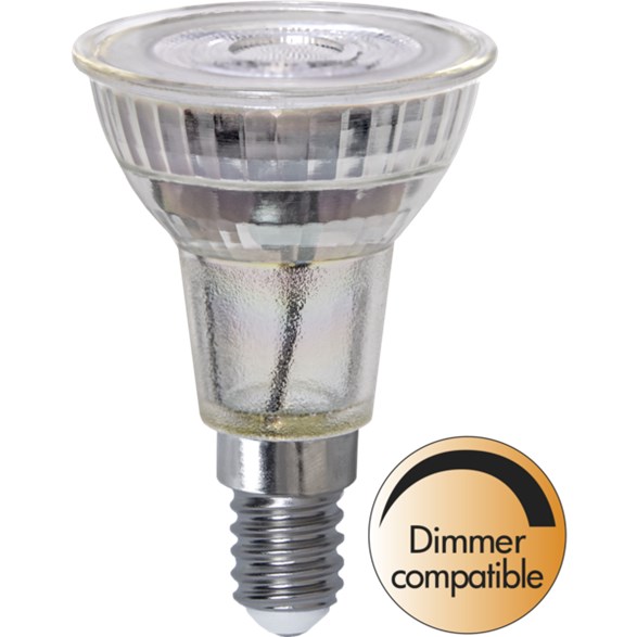 LED-lampa E14 PAR16 Spotlight Glass